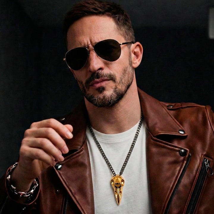 AURELIO CROW NECKLACE