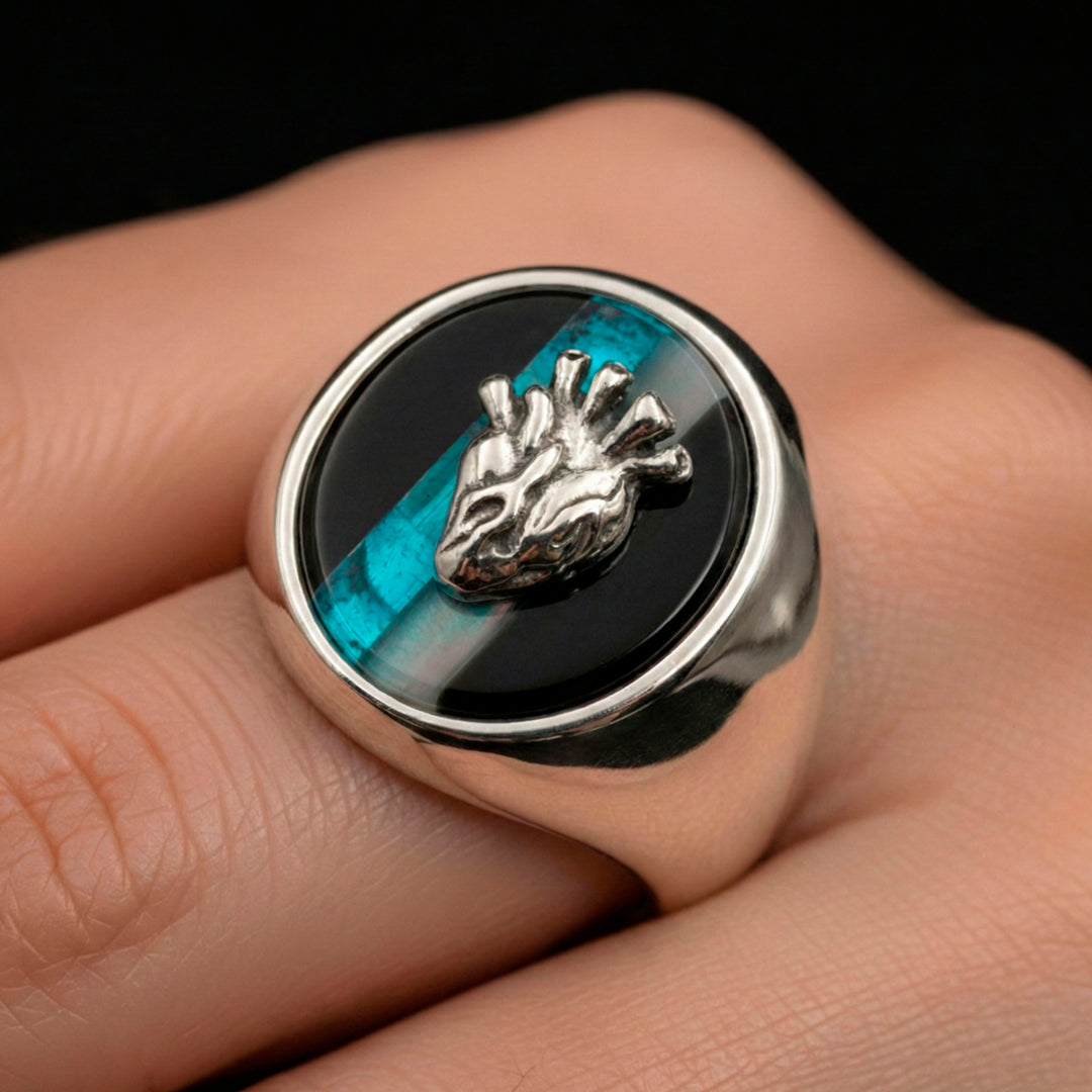 Heart Ring (Blue)