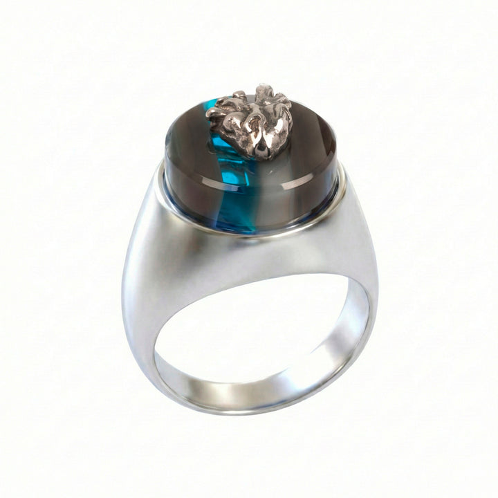 Heart Ring (Blue)