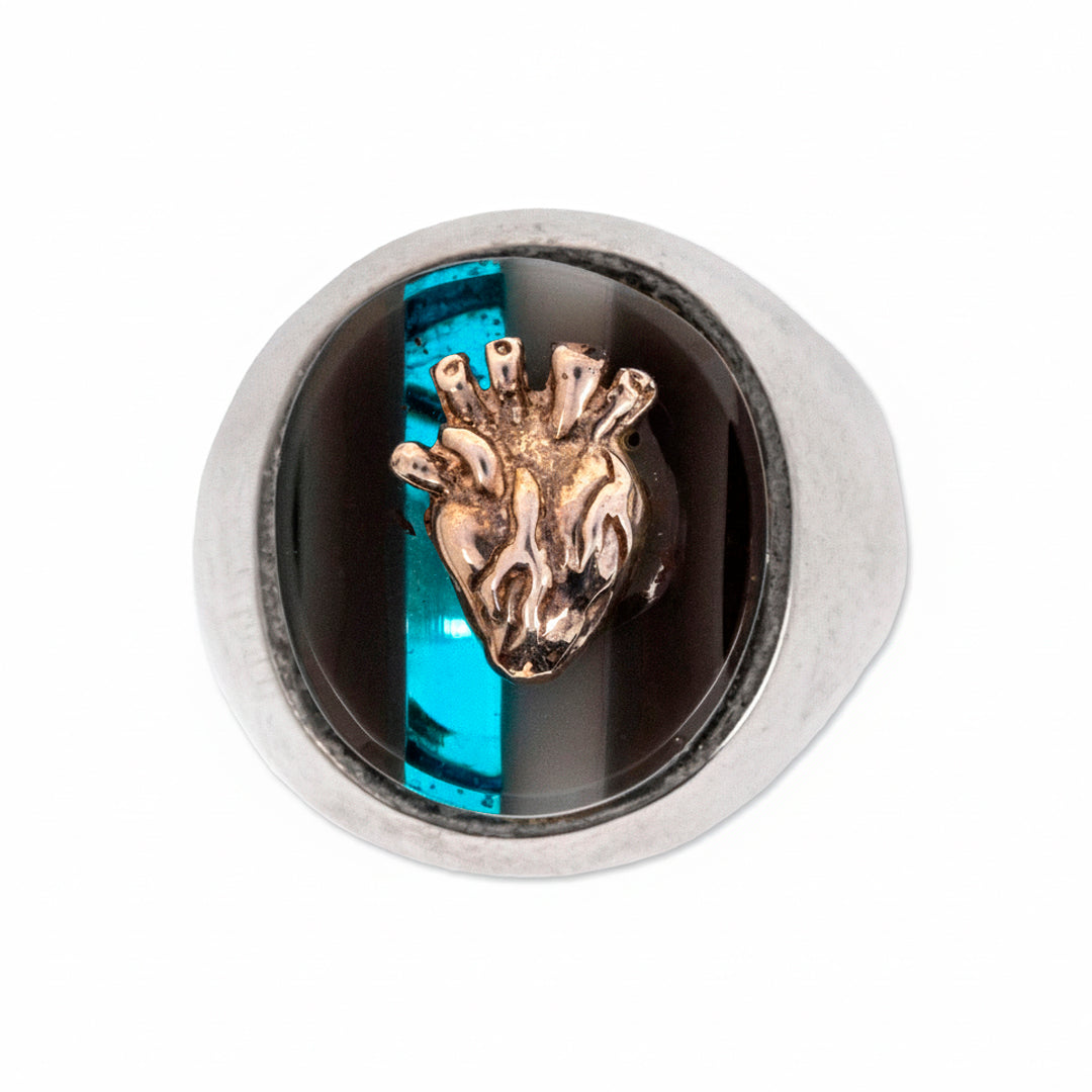 Heart Ring (Blue)