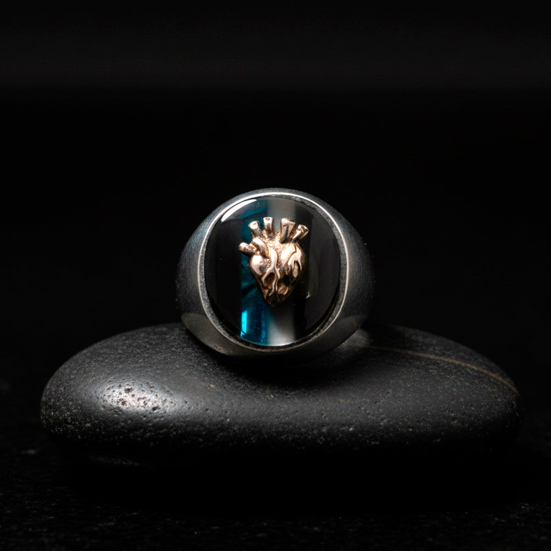 Heart Ring (Blue)