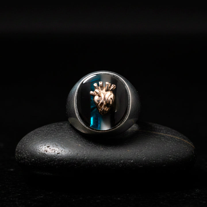 Heart Ring (Blue)