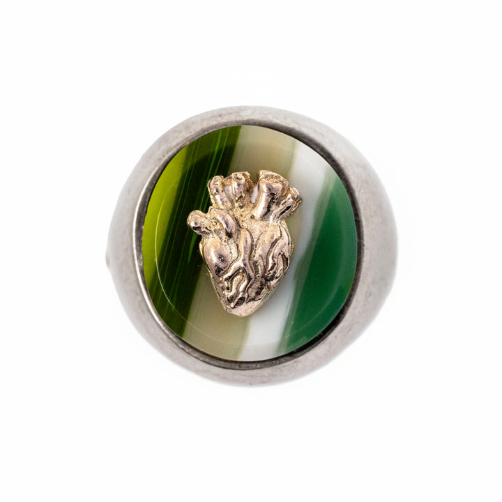 Heart Ring (Green)