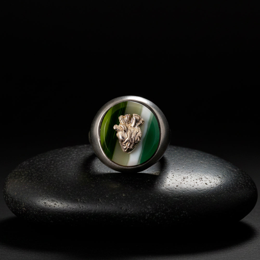Heart Ring (Green)