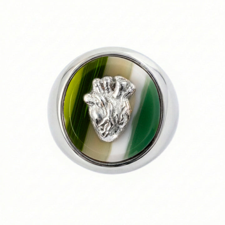 Heart Ring (Green)