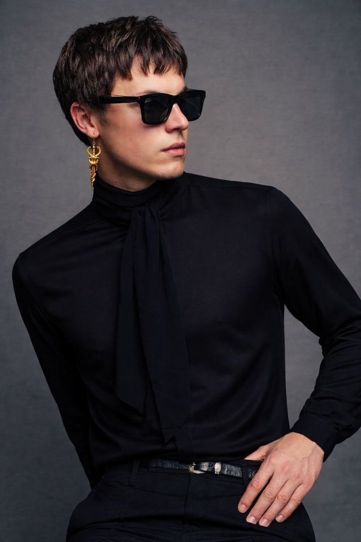 DAGGER HOOPS PAIR - GOLD