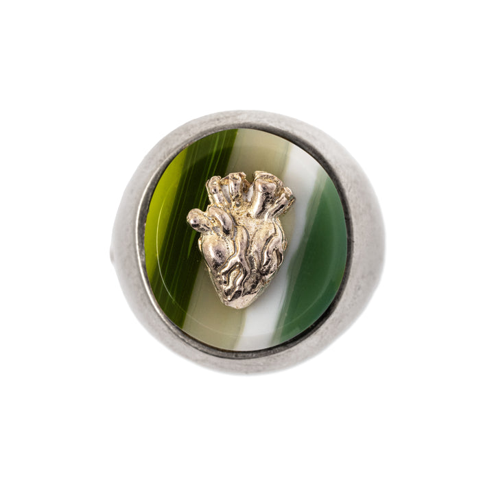 Heart Ring (Green)