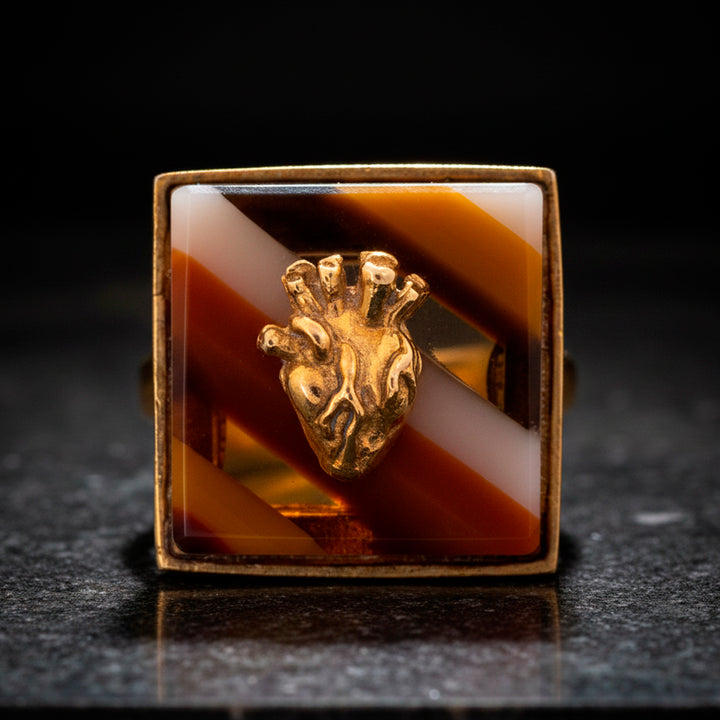 Square Heart Ring
